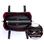 Handheld leather shoulder bag, Korean style - Image 3