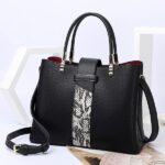 Handheld leather shoulder bag, Korean style